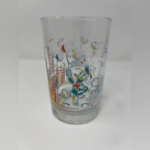 mcdonald’s walt disney 25th anniversary glass